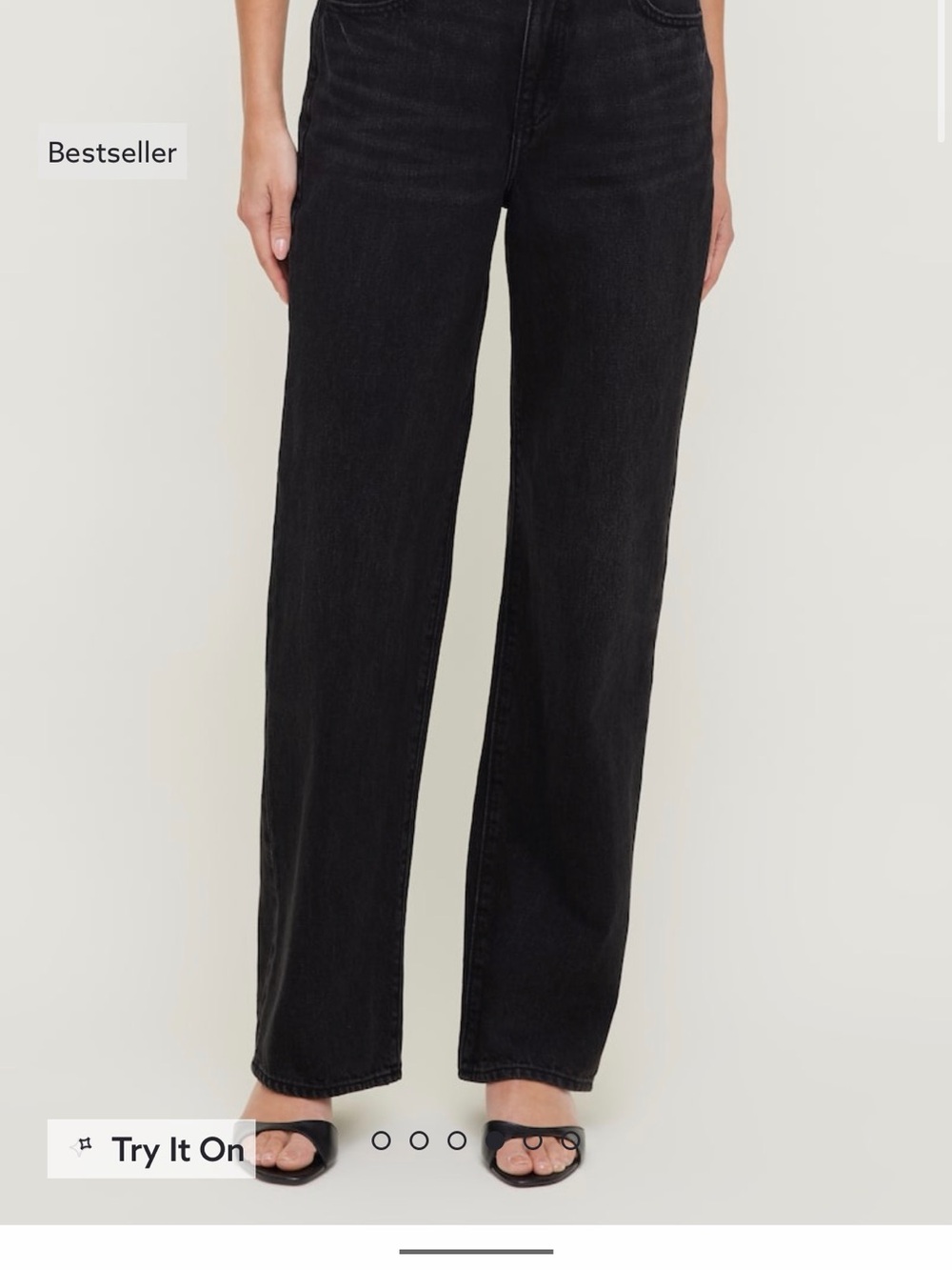 Black Wide-Leg Women’s Jeans